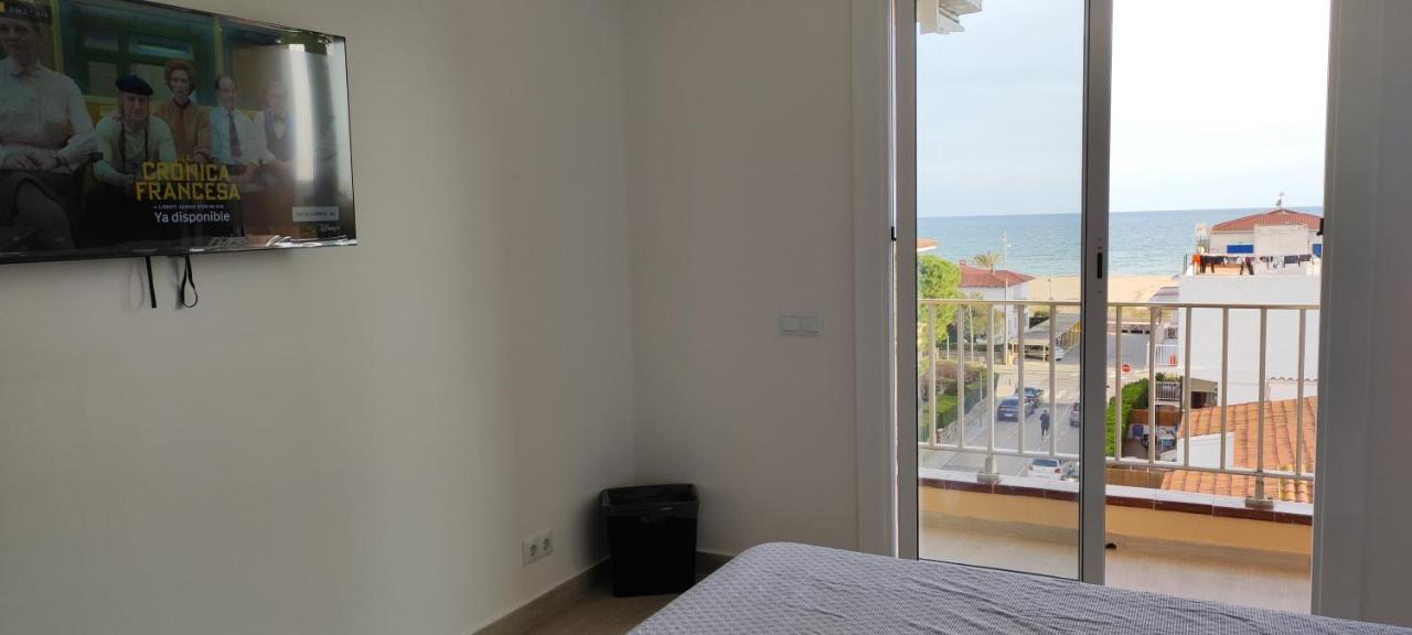 Acogedor Estudio En La Playa, Con Vistas Al Mar, Y Piscina Comunitaria 圣萨尔瓦多 外观 照片