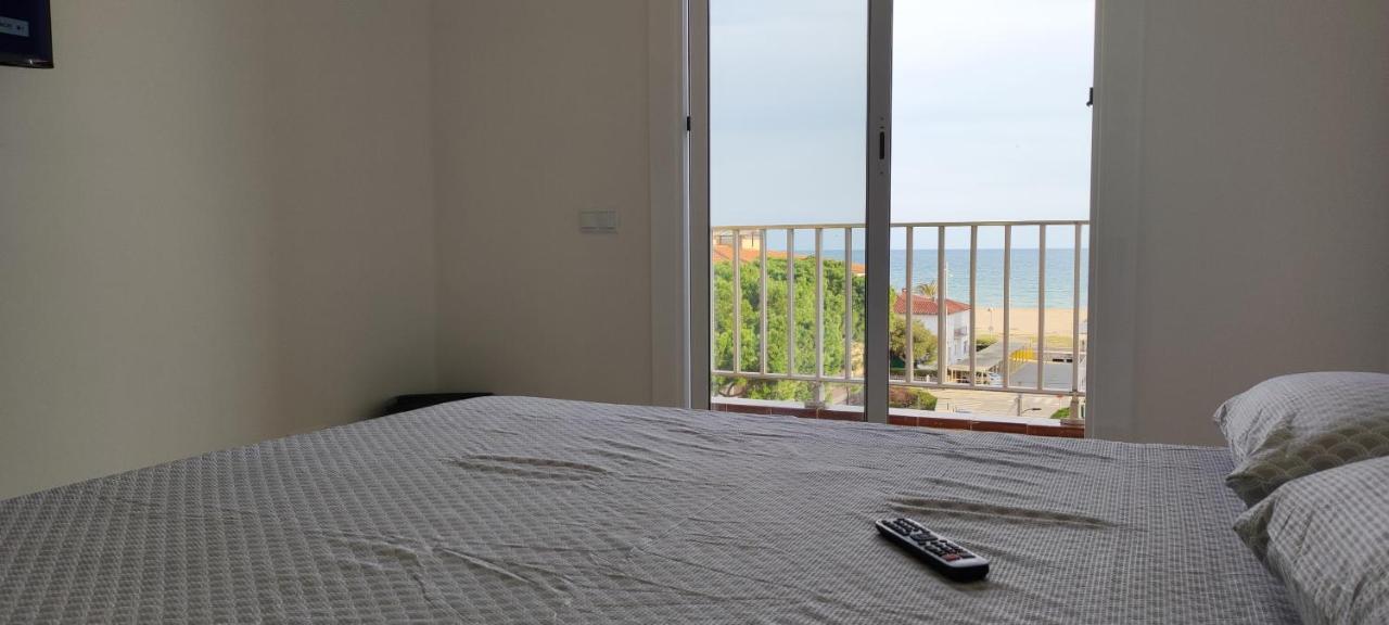 Acogedor Estudio En La Playa, Con Vistas Al Mar, Y Piscina Comunitaria 圣萨尔瓦多 外观 照片