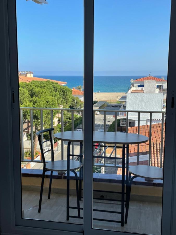 Acogedor Estudio En La Playa, Con Vistas Al Mar, Y Piscina Comunitaria 圣萨尔瓦多 外观 照片